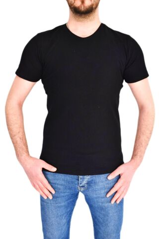 Erkek Sıfır Yaka Tişört T-523 BGL-ST01833