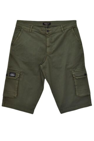 Erkek Kargo Cepli Kanvas Kapri Şort BGL-ST04736 K.GRİ - 33/34