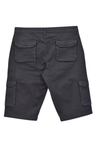 Erkek Kargo Cepli Kanvas Kapri Şort BGL-ST04736 K.GRİ - 33/34