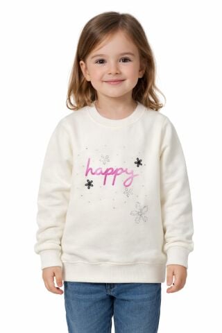 Kız Çocuk Happy Sweatshirt BGL-ST05270