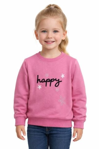 Kız Çocuk Happy Sweatshirt BGL-ST05270