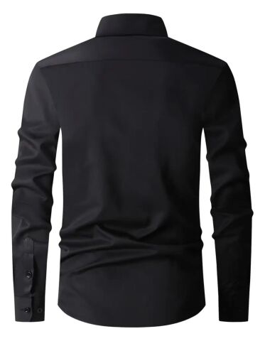 Erkek Klasik Tek Cepli Uzun Kol Gömlek BGL-ST04544