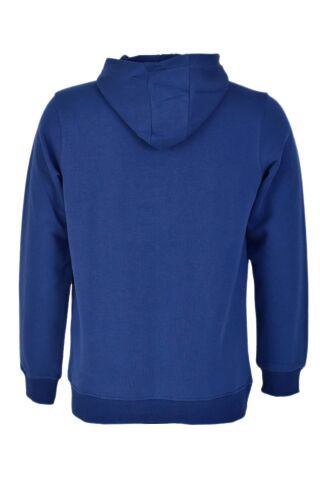 Erkek Kapüşonlu Basic Sweatshirt R2248 BGL-ST03192 İNDİGO - 2XL