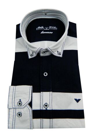 Erkek Slim Fit Gömlek 59168 TABA - M