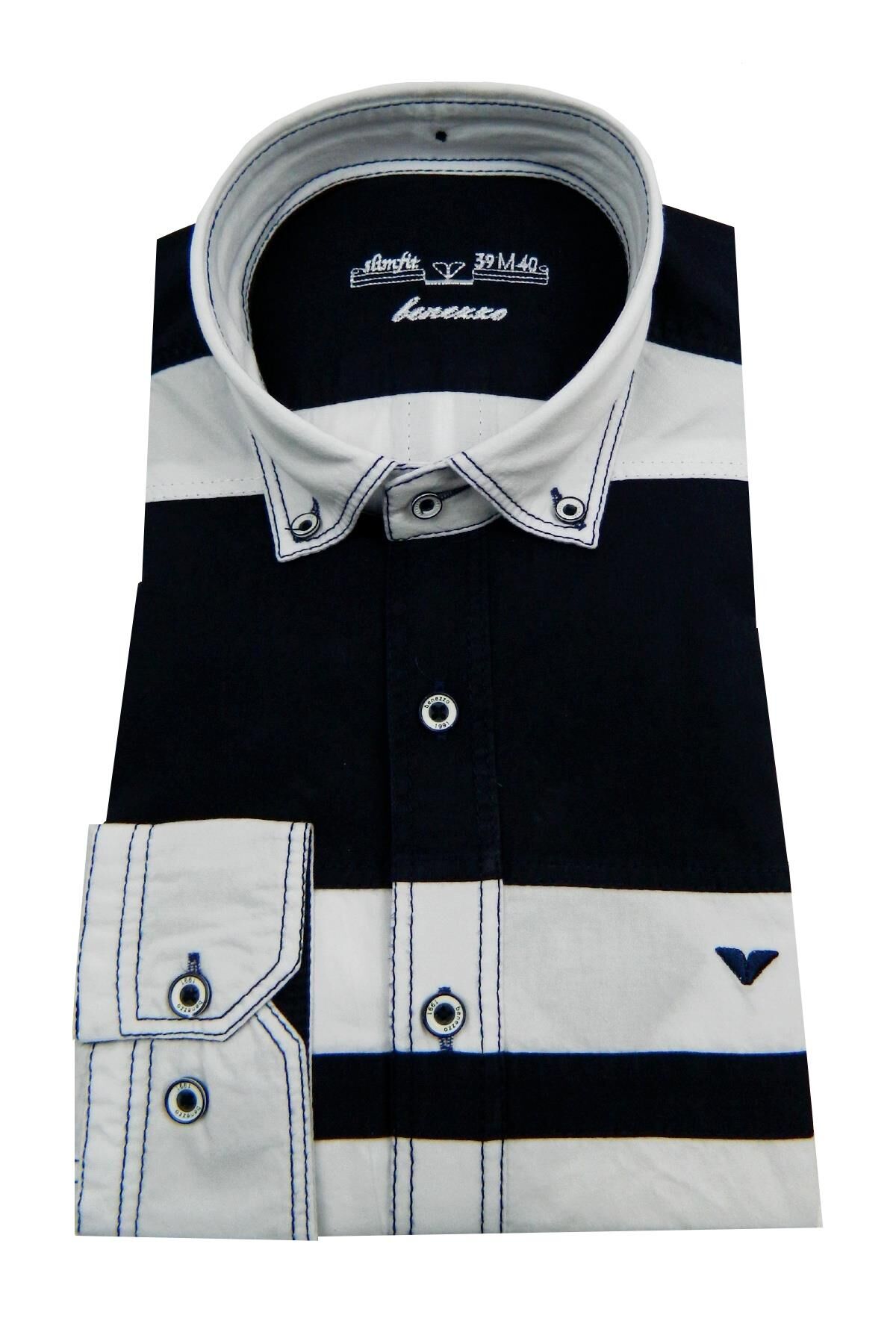Erkek Slim Fit Gömlek 59168 BEYAZ - M