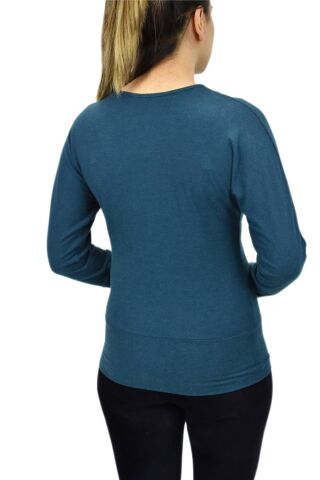 Kadın İşlemeli Bluz PB-3159 PETROL - S/M