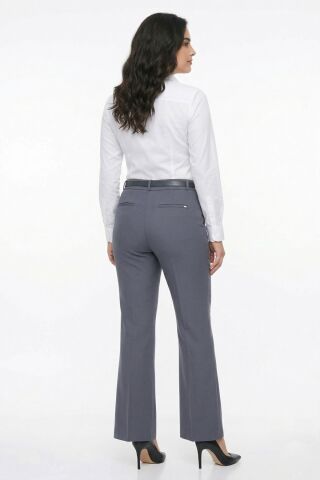 Kadın İspanyol Paça Kumaş Pantolon BGL-ST05387 K.GRİ - 44