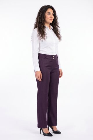 Kadın Kumaş Pantolon Yüksek Bel BGL-ST01543