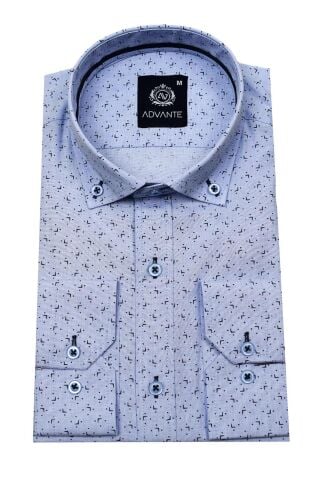 Erkek Uzun Kol Silim Fit Gömlek BGL-ST01713