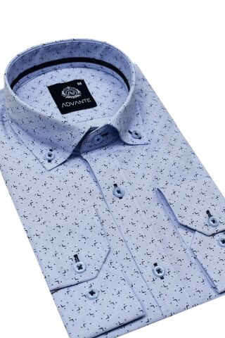 Erkek Uzun Kol Silim Fit Gömlek BGL-ST01713