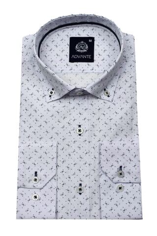 Erkek Uzun Kol Silim Fit Gömlek BGL-ST01713