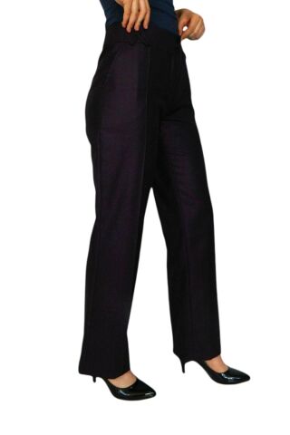 Kadın Kumaş Pantolon Yüksek Bel BGL-ST01543 MÜRDÜM - 40