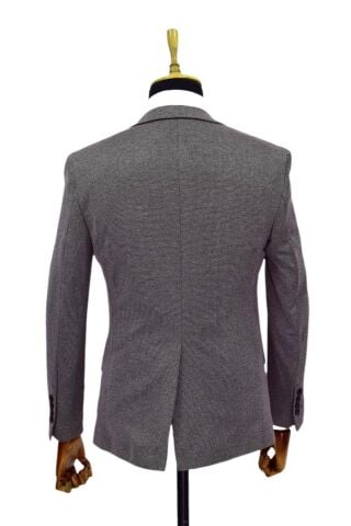 Erkek Bordo Tek Spor Ceket Çift Yırtmaçlı BGL-ST03973