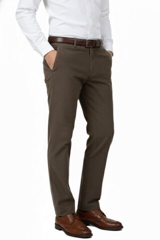 Erkek Kışlık Kadife Pantolon Klasik Kalıp BGL-ST04967 KAHVE - 46