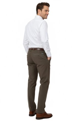 Erkek Kışlık Kadife Pantolon Klasik Kalıp BGL-ST04967 KAHVE - 46