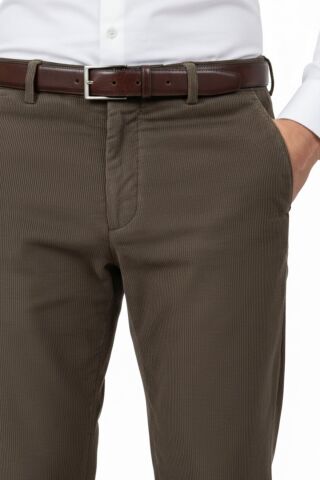 Erkek Kışlık Kadife Pantolon Klasik Kalıp BGL-ST04967 KAHVE - 46