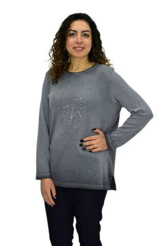 Kadın Pamuk İtalyan Kazak 4549 BGL-ST04093