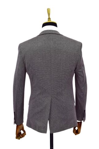 Erkek Bordo Tek Spor Ceket Çift Yırtmaçlı BGL-ST03973 BORDO - 46