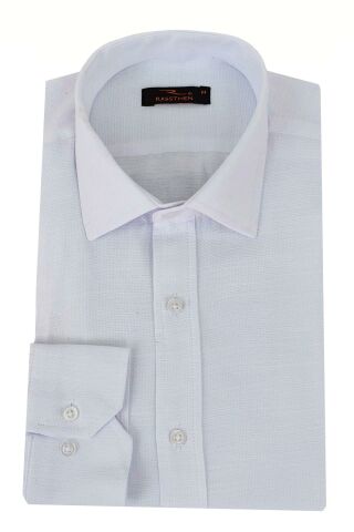 Erkek Silim Fit Petek Dokulu Gömlek BGL-ST02769