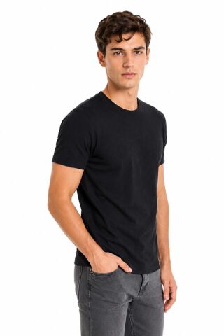 Erkek Sıfıryaka Regular Kalıp Tişört BGL-ST05572 SİYAH - 2XL
