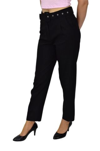 Kadın Büyük Beden Kemerli Pantolon BGL-ST03691