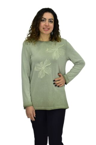 Kadın Pamuk İtalyan Kazak 4547 BGL-ST04094