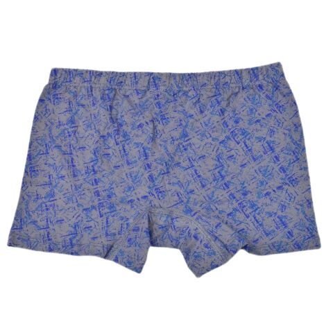 Erkek Baskılı Likra Boxer BGL-ST03866 GRİ - S