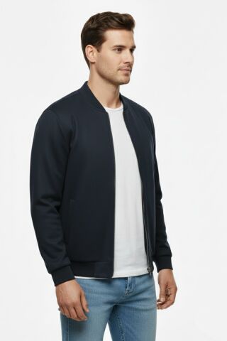 Erkek Büyük Beden Mevsimlik Hakim Yaka Süet Spor Mont BGL-ST05015