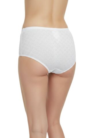 Kadın Kalpli Bato Külot BGL-ST04937 BEYAZ - XL