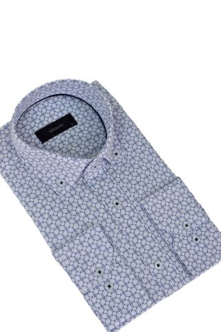 Erkek Uzunkol Piti Kareli Gömlek BGL-ST03798