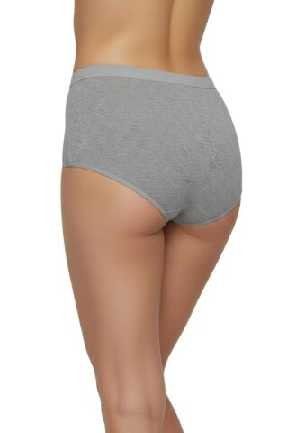 Kadın Kalpli Bato Külot BGL-ST04937 GRİ - XL
