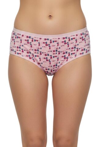Kadın Baskılı Bato Külot BGL-ST04938 EKRU - XL