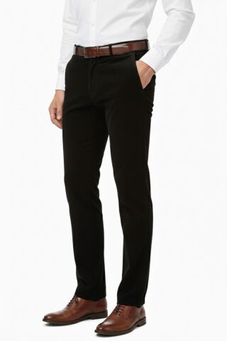 Erkek Kışlık Kadife Pantolon Klasik Kalıp BGL-ST04968 SİYAH - 54