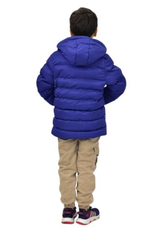 Erkek Çocuk Kapüşonlu Mont BS-0411 İNDİGO - 8 YAŞ