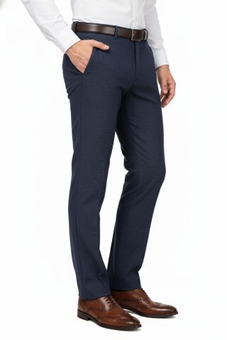 Erkek Regular Fit Klasik Pilesiz Kanvas Pantolon P1168 BGL-ST04796 KAHVE - 42