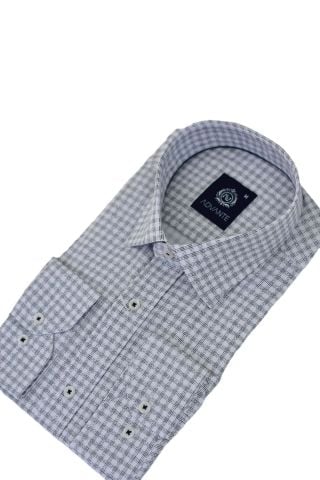 Erkek Klasik Uzun Kol Ekose Gömlek BGL-ST03507