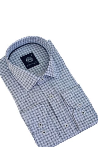 Erkek Klasik Uzun Kol Ekose Gömlek BGL-ST03507