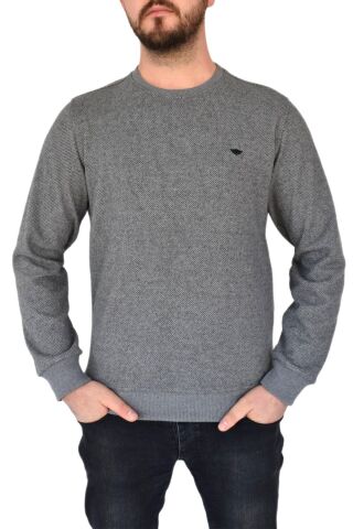 Erkek Büyük Beden Sıfır Yaka Sweat 6012 BT BGL-ST02308 BORDO - 5XL