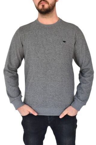 Erkek Büyük Beden Sıfır Yaka Sweat 6012 BT BGL-ST02308