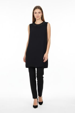 Kadın Taşlı 2 Li Kombin Elbise BGL-ST04712