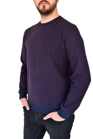 Erkek Büyük Beden Sıfır Yaka Sweat 6012 BT BGL-ST02308 BORDO - 5XL