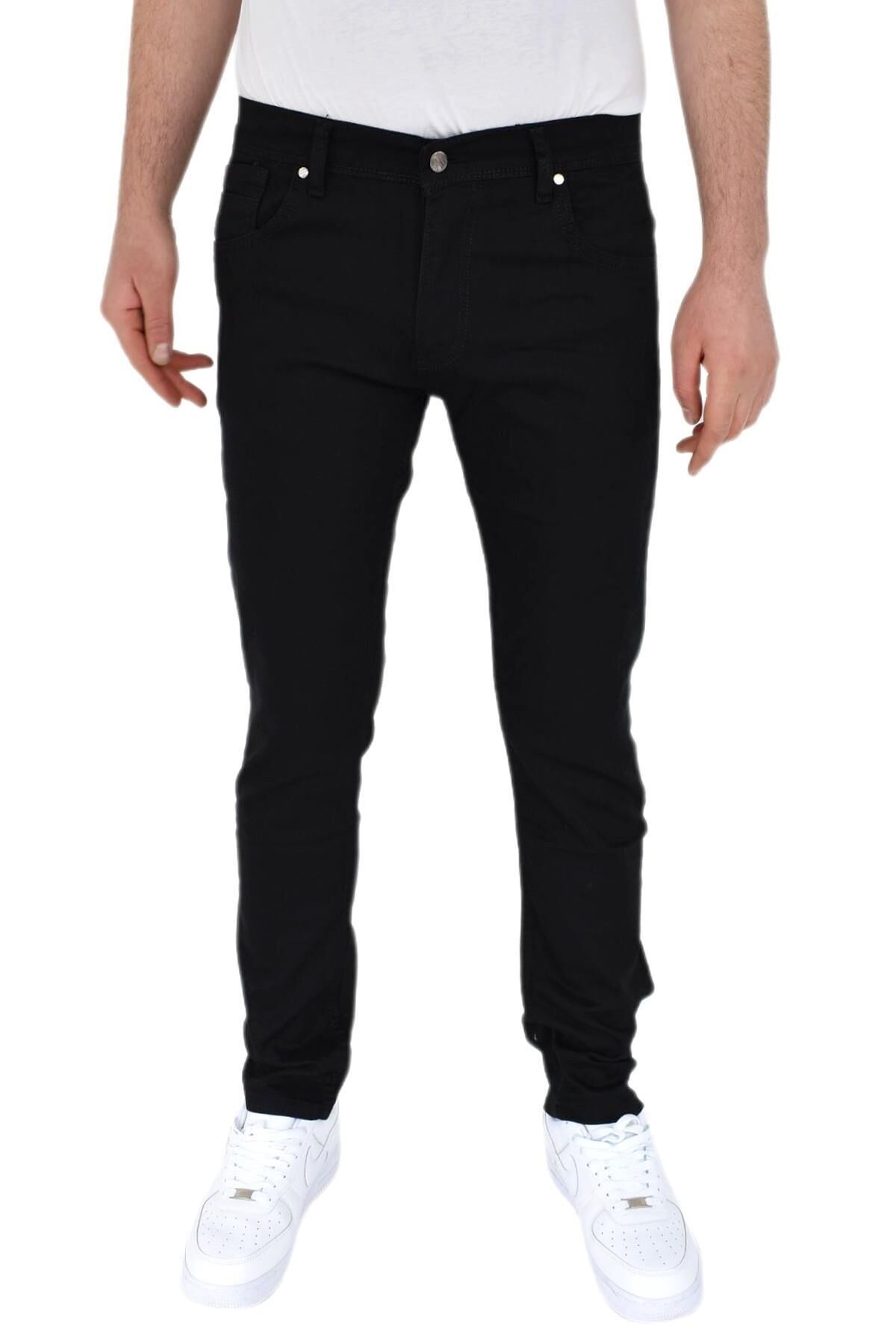 Erkek Silim Fit Jeans Pantolon 1502 BGL-ST02912 SİYAH - 34