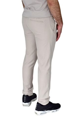 Erkek Gofre Jogger Lastikli Pantolon BGL-ST03797 BEJ - 46