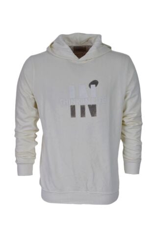 Erkek Kapüşonlu Baskılı Basic Sweatshirt R2222 BGL-ST03194