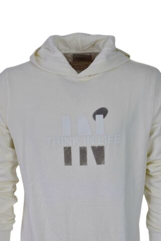 Erkek Kapüşonlu Baskılı Basic Sweatshirt R2222 BGL-ST03194