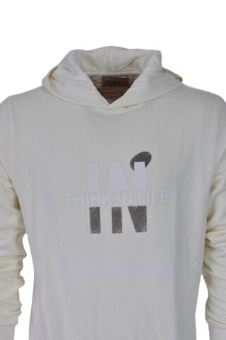 Erkek Kapüşonlu Baskılı Basic Sweatshirt R2222 BGL-ST03194
