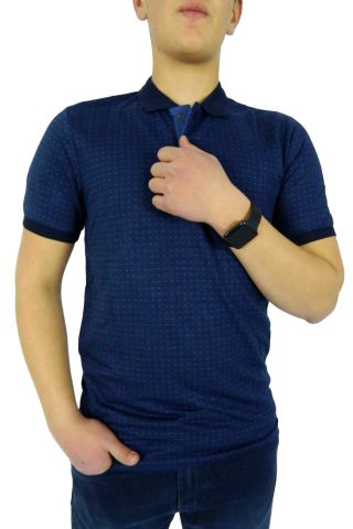 NAYKI ERKEK POLO YAKA JAKARLI T-SHİRT 19072 BGL-ST01042