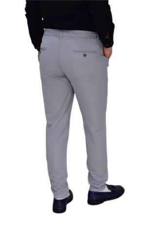 Erkek Beli Lastikli Jogger Pantolon Regular Fit BGL-ST04328 GRİ - 36
