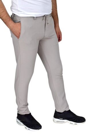 Erkek Gofre Jogger Lastikli Pantolon BGL-ST03797 GRİ - 42