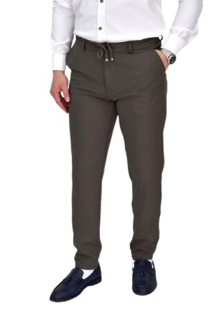 Erkek Beli Lastikli Jogger Pantolon Regular Fit BGL-ST04328 HAKİ - 32